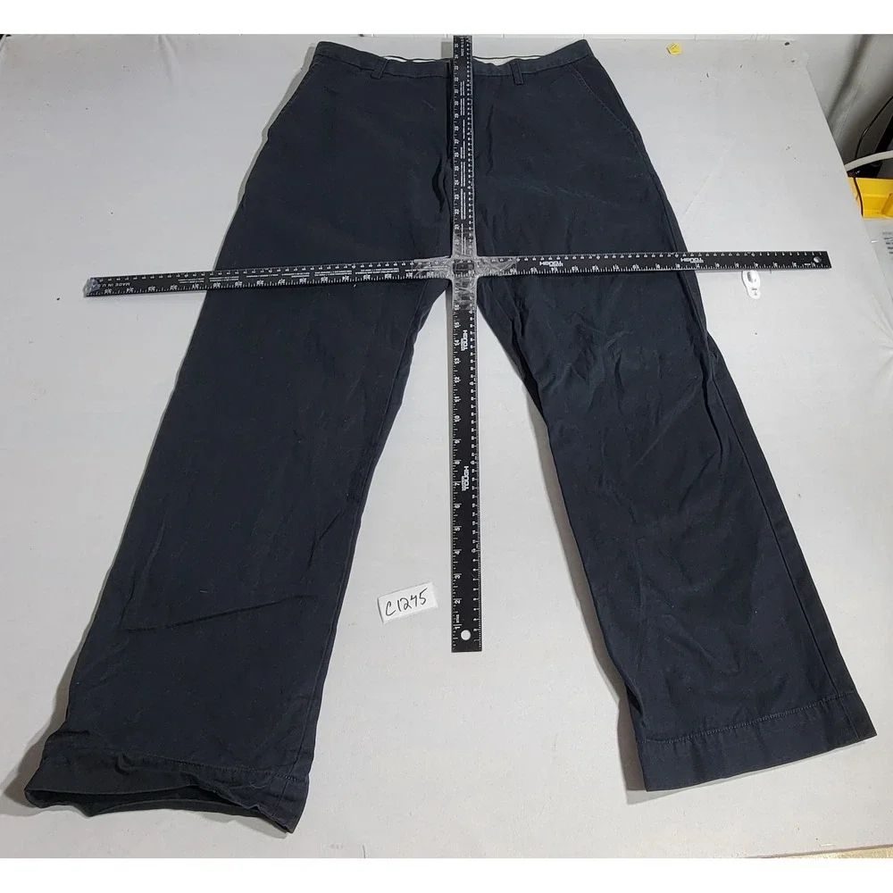 Banana Republic Mens Navy Blue Cotton Chino Pants Straight Leg 32x32 RN54023